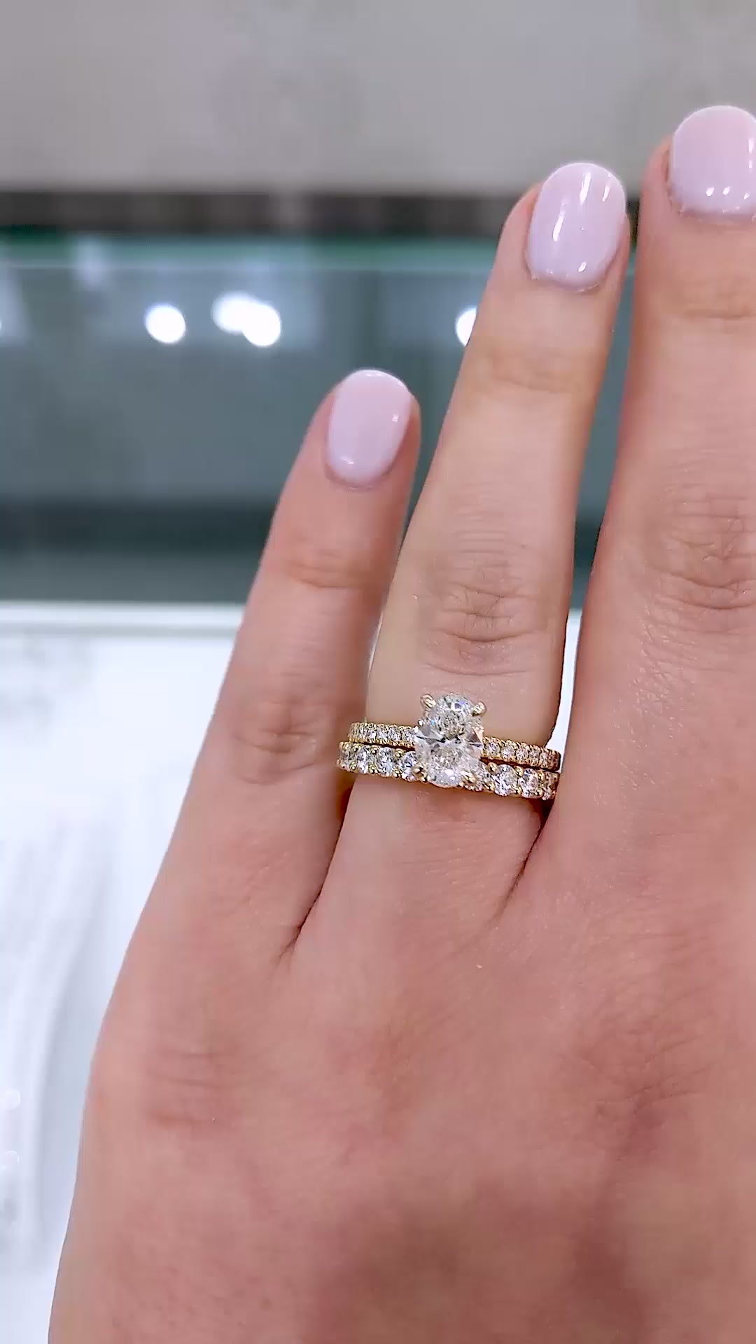 Orlina — Oval Solitaire Lab Diamond Engagement Ring